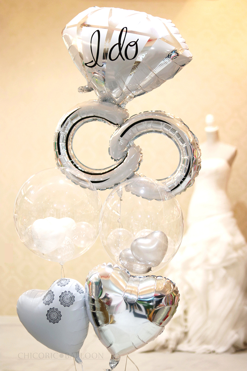 ウェディングリング バルーンアレンジ